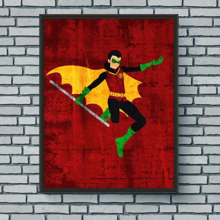 Minimalist Art Print - Damian Wayne