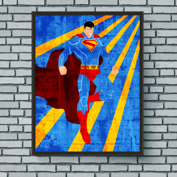 Minimalist Art Print - Superman