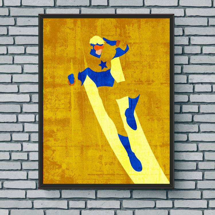 Minimalist Art Print - Booster Gold