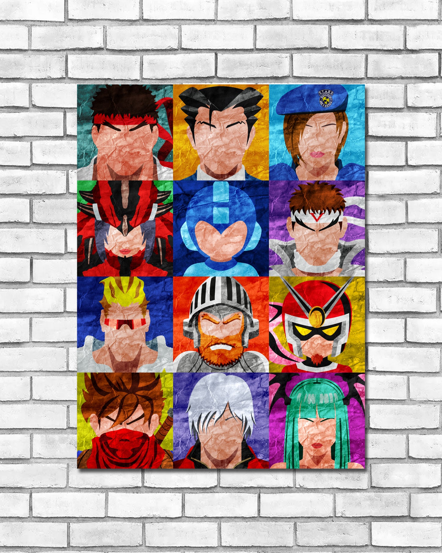 Collage Art Print - Capcom