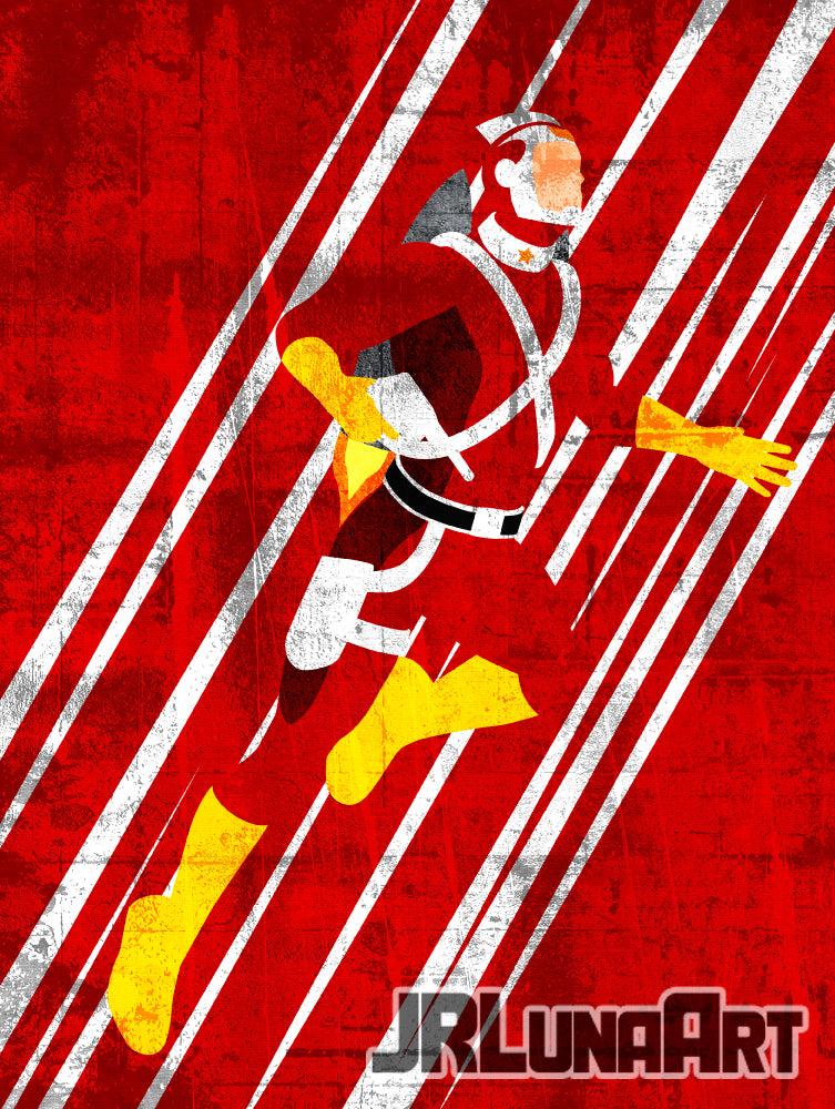 Minimalist Art Print - Adam Strange