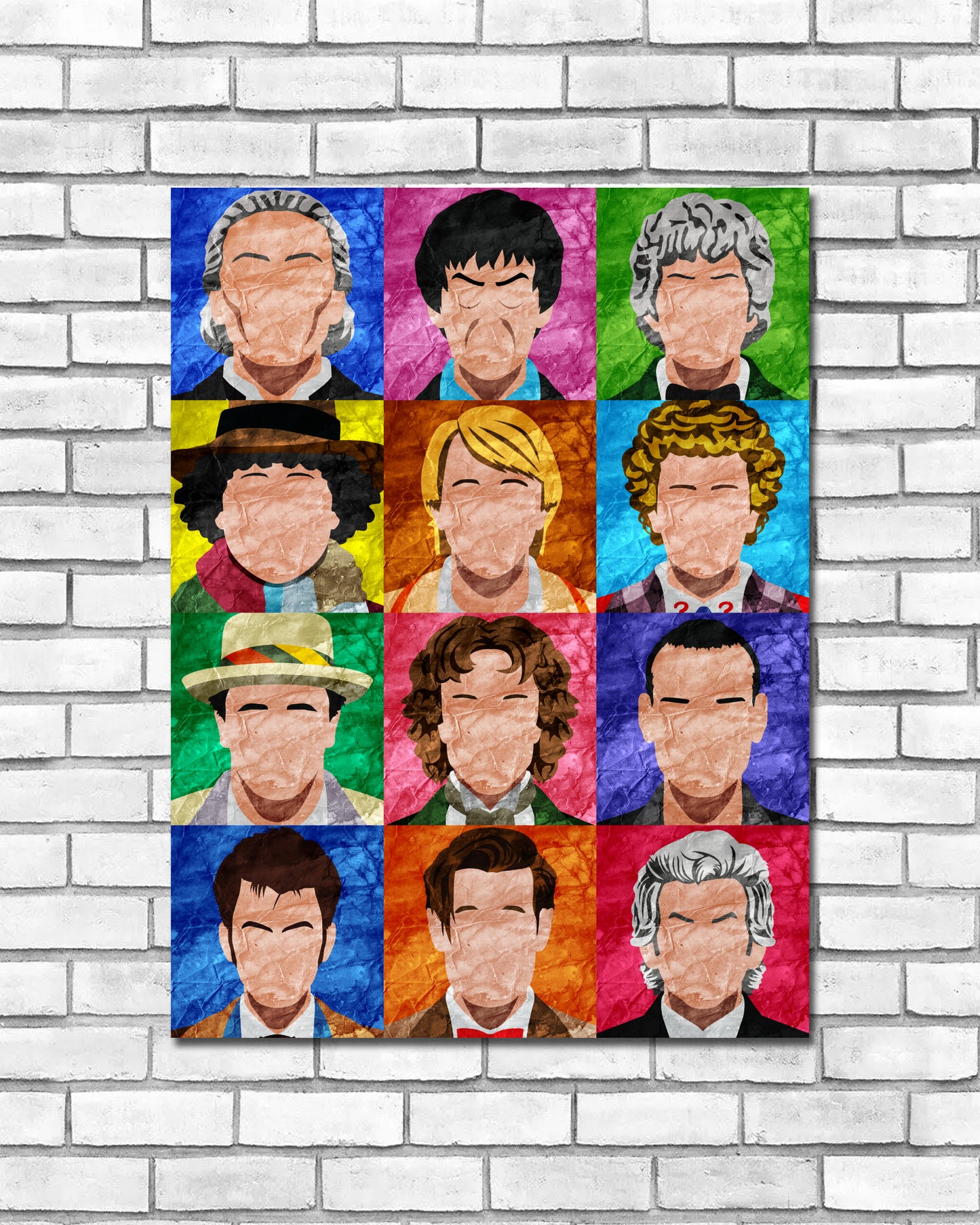 Collage Art Print - Dr. Who