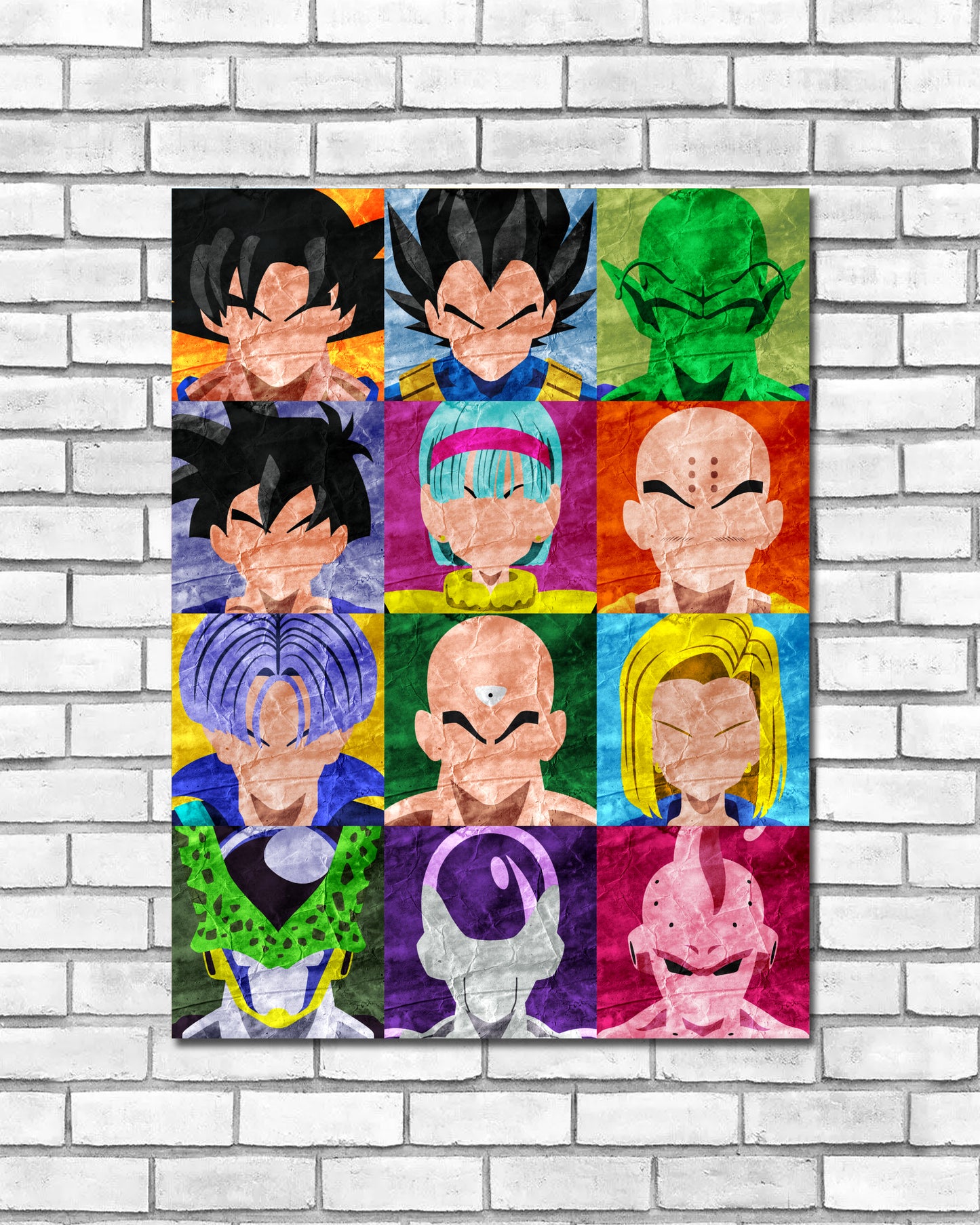 Collage Art Print - Dragon Ball Z