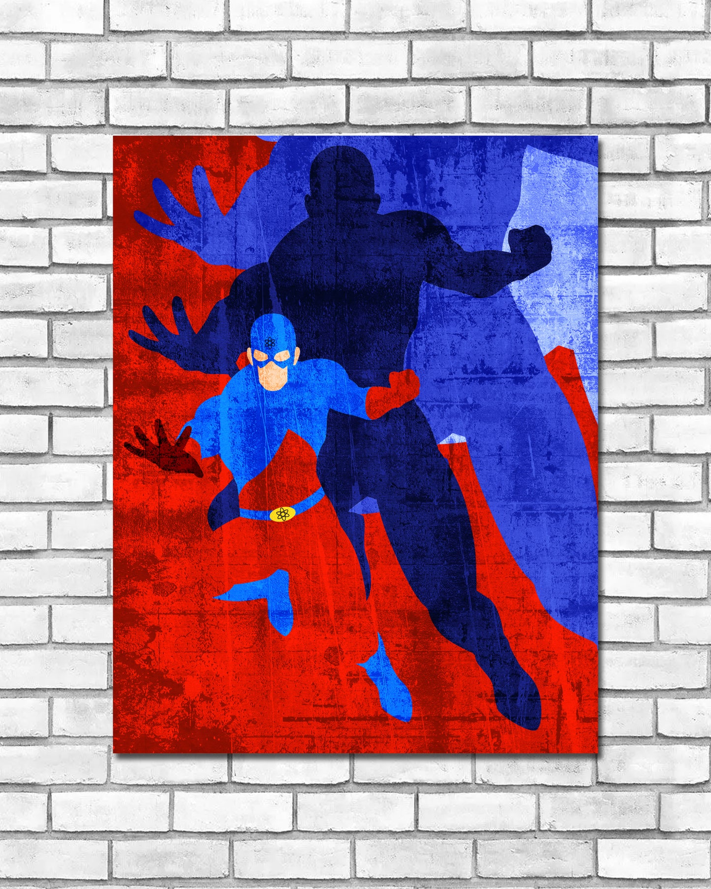 Minimalist Art Print - The Atom