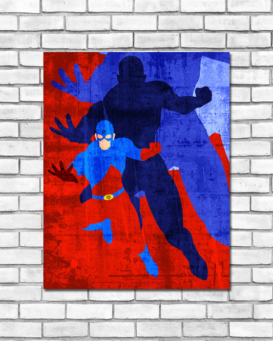 Minimalist Art Print - The Atom