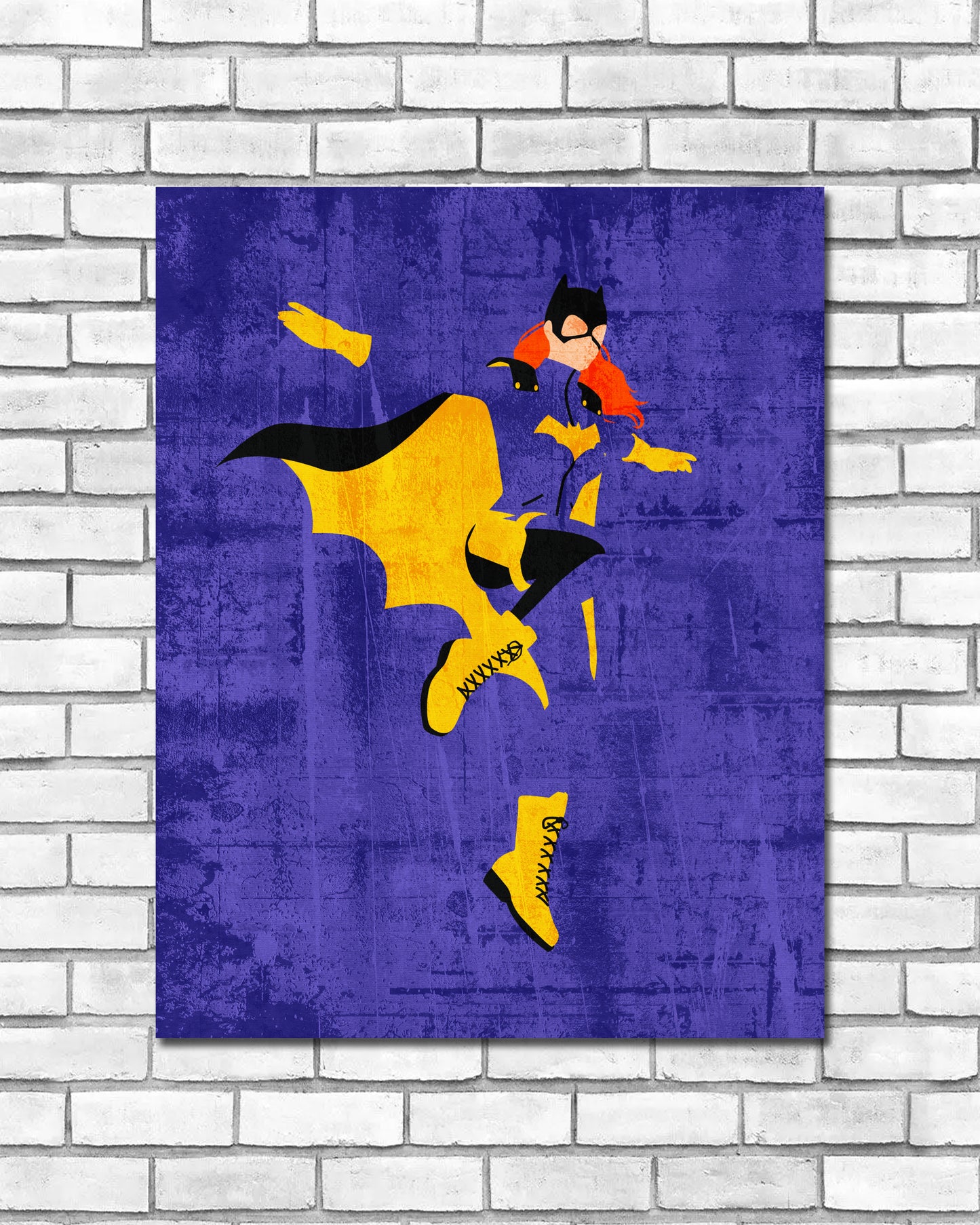 Minimalist Art Print - Batgirl