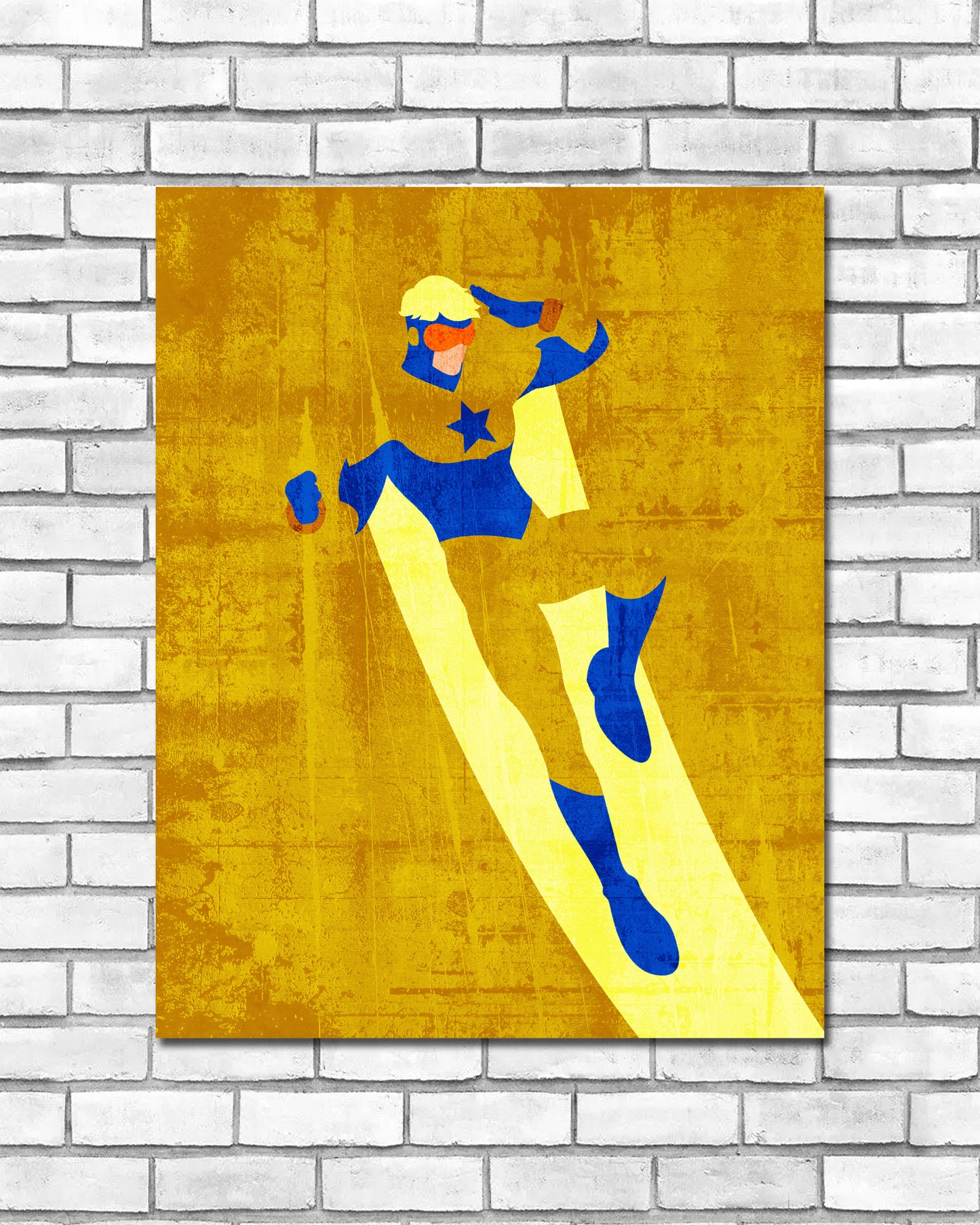Minimalist Art Print - Booster Gold