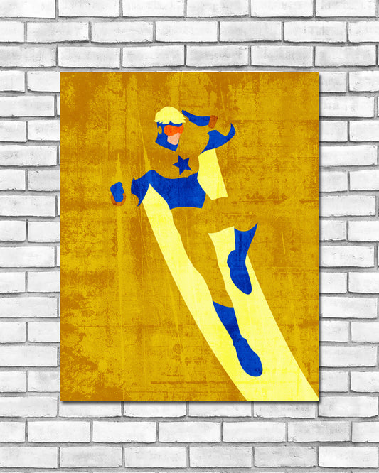 Minimalist Art Print - Booster Gold