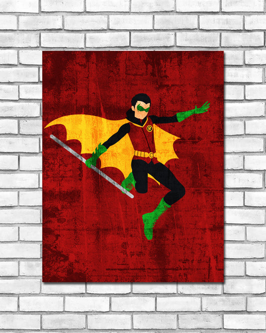 Minimalist Art Print - Damian Wayne
