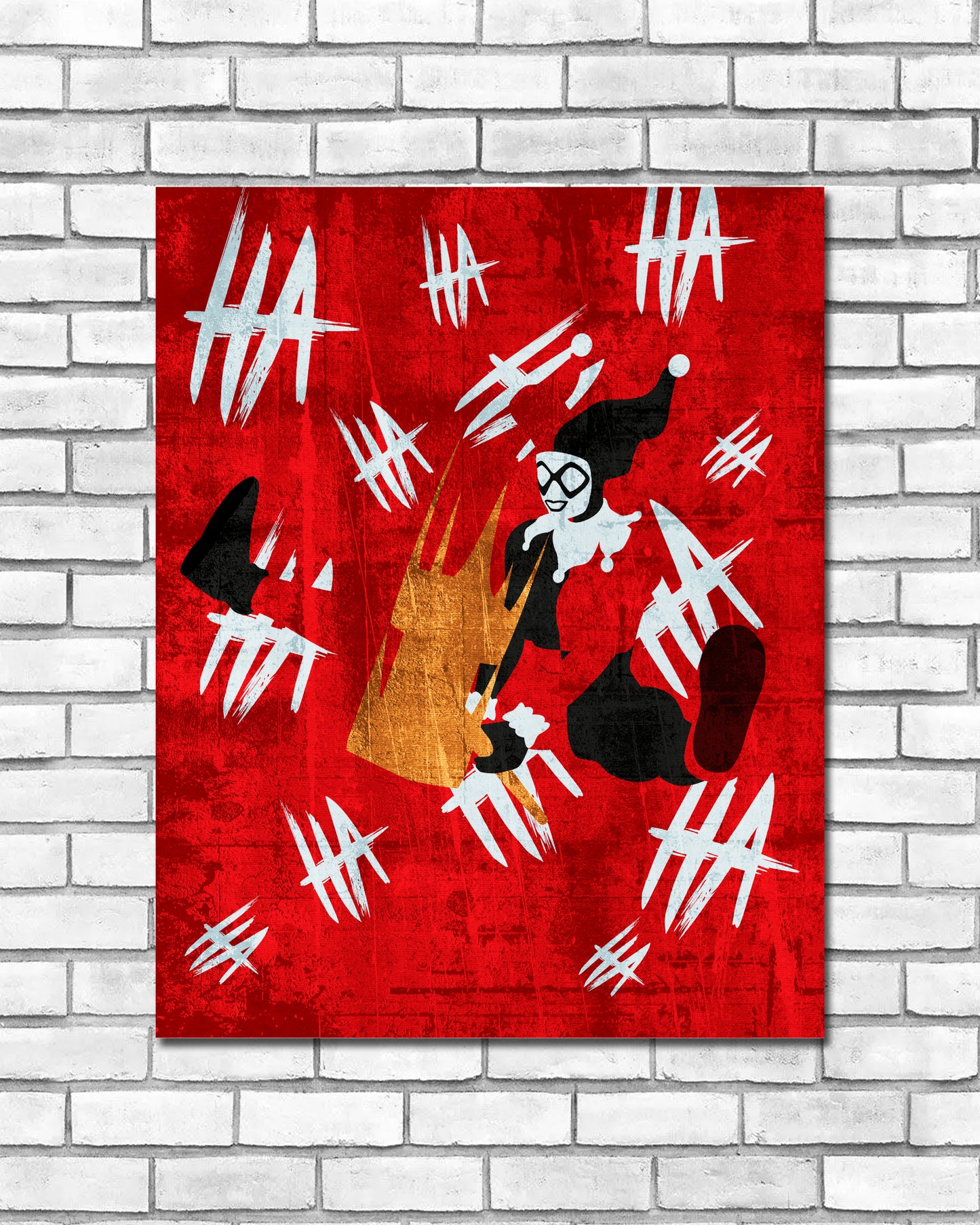 Minimalist Art Print - Harley Quinn