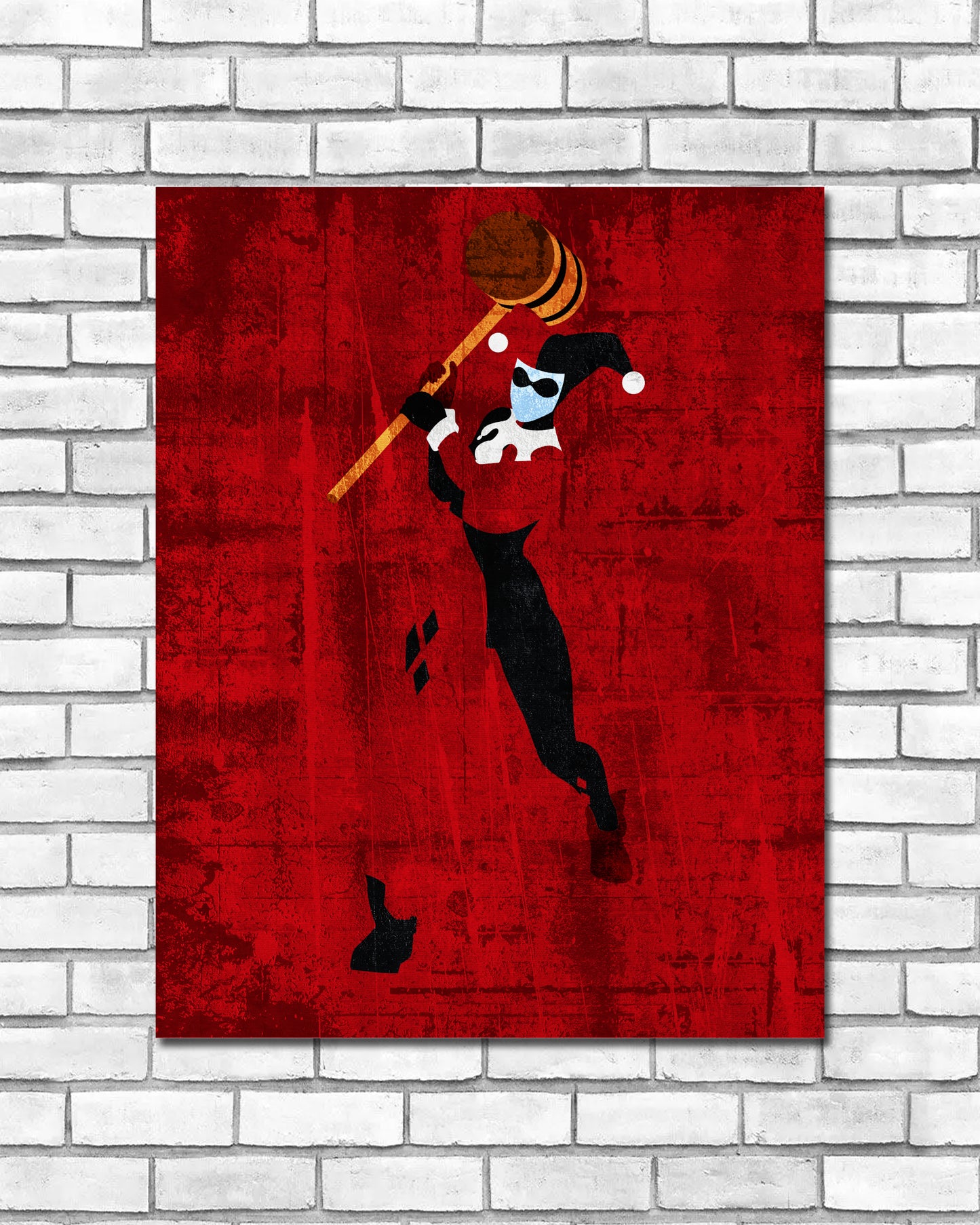 Minimalist Art Print - Harley Quinn
