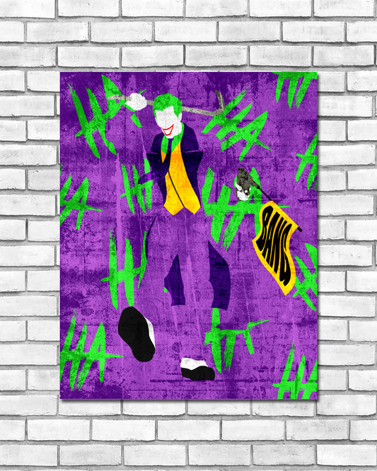 Minimalist Art Print - Joker