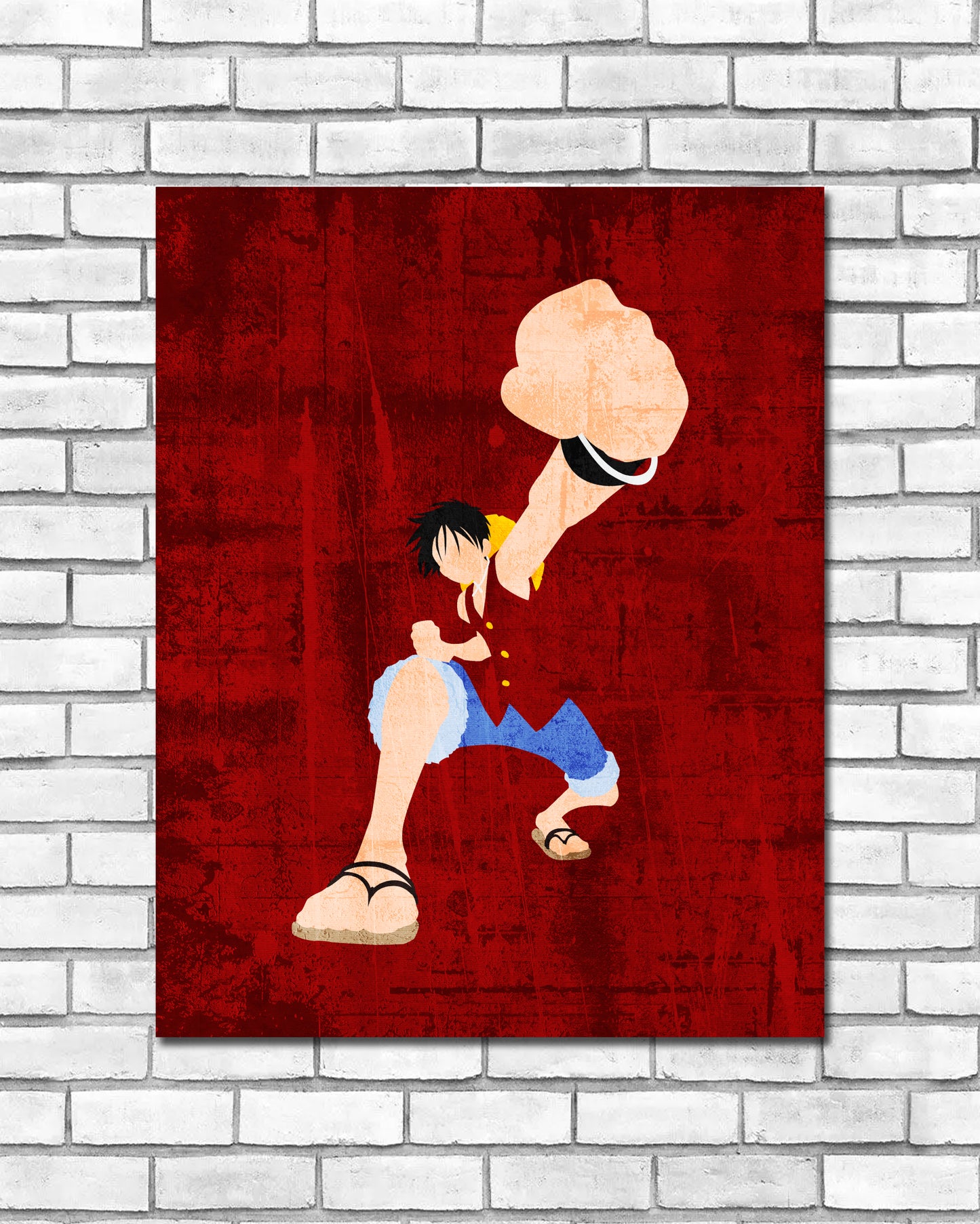 Minimalist Art Print - Luffy