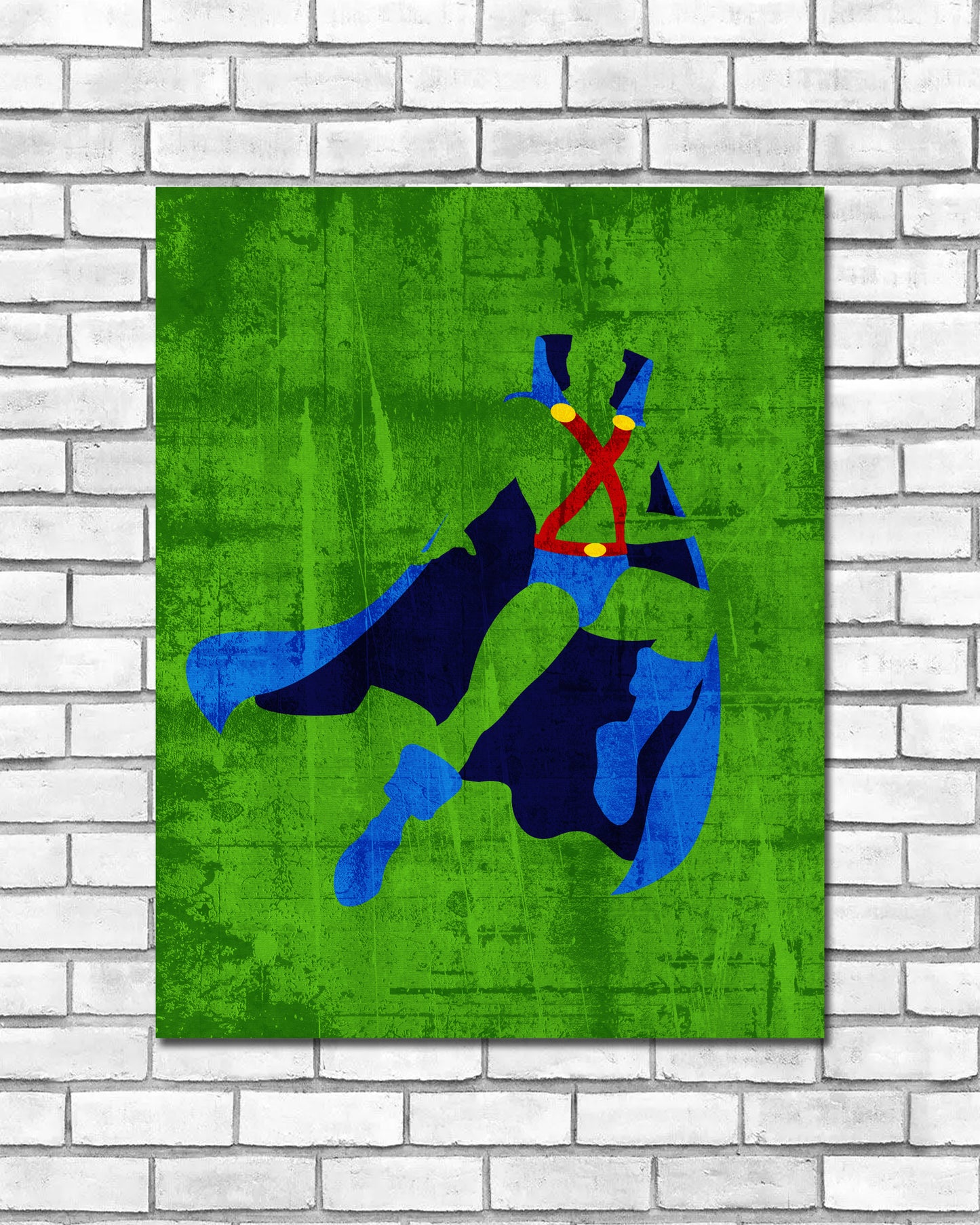Minimalist Art Print - Martian Manhunter