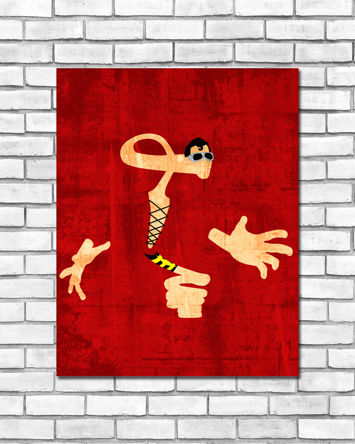 Minimalist Art Print - Plastic Man