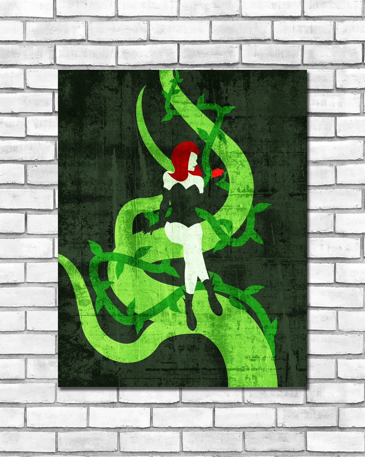 Minimalist Art Print - Poison Ivy