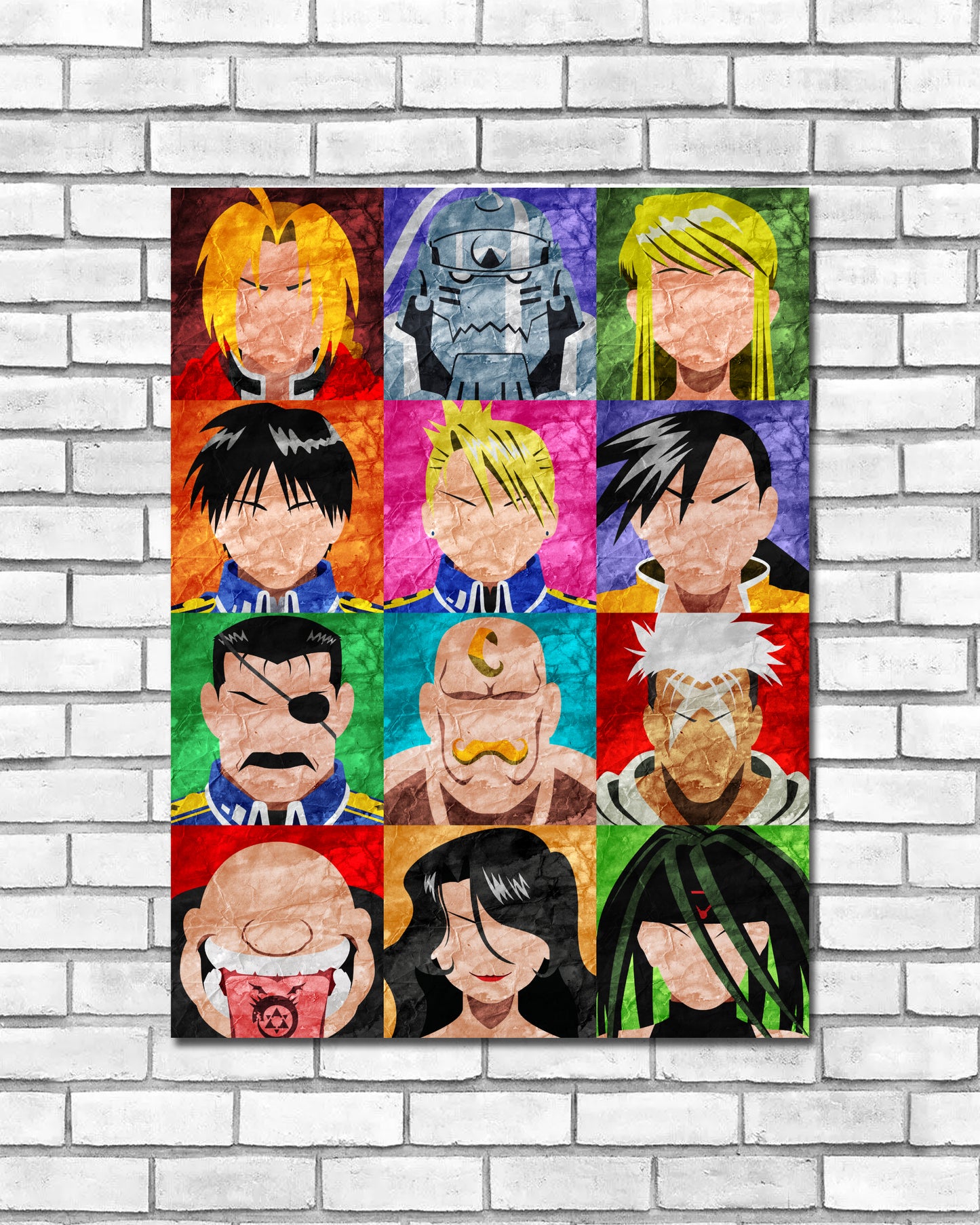 Collage Art Print - Fullmetal Alchemist