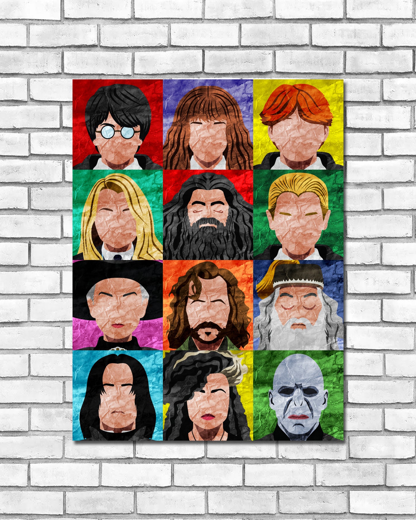 Collage Art Print - Harry Potter