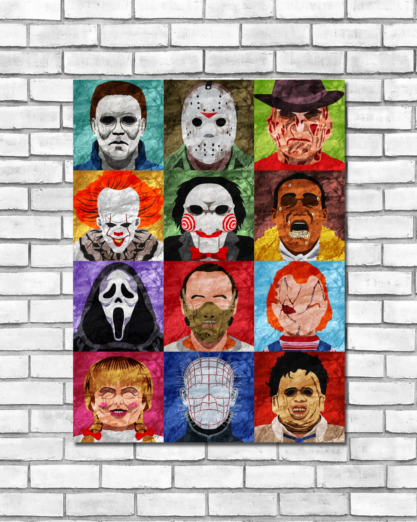Collage Art Print - Slashers