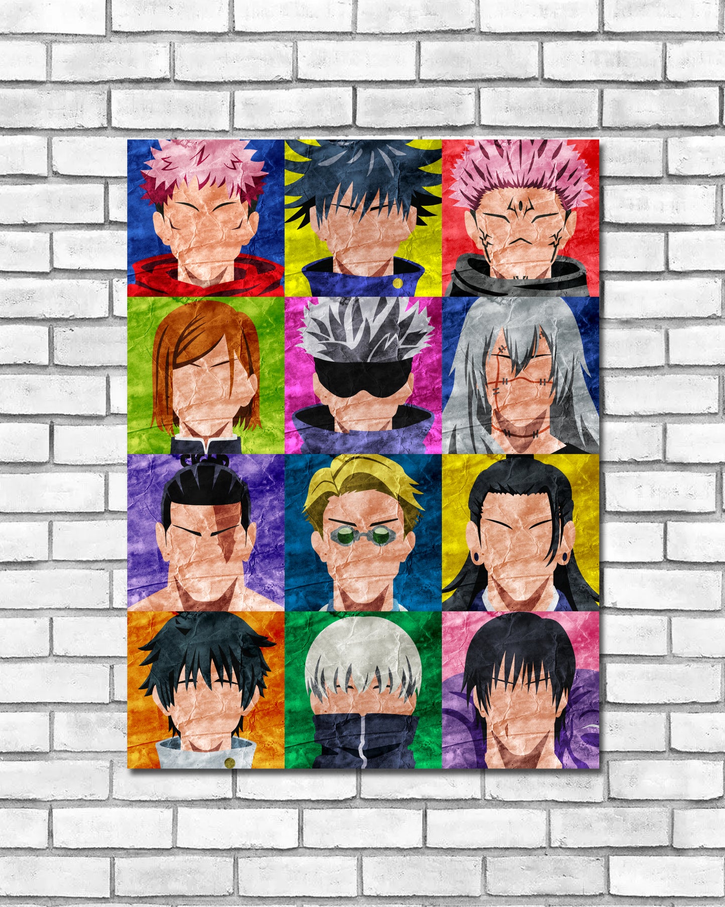 Collage Art Print - Jujutsu Kaisen