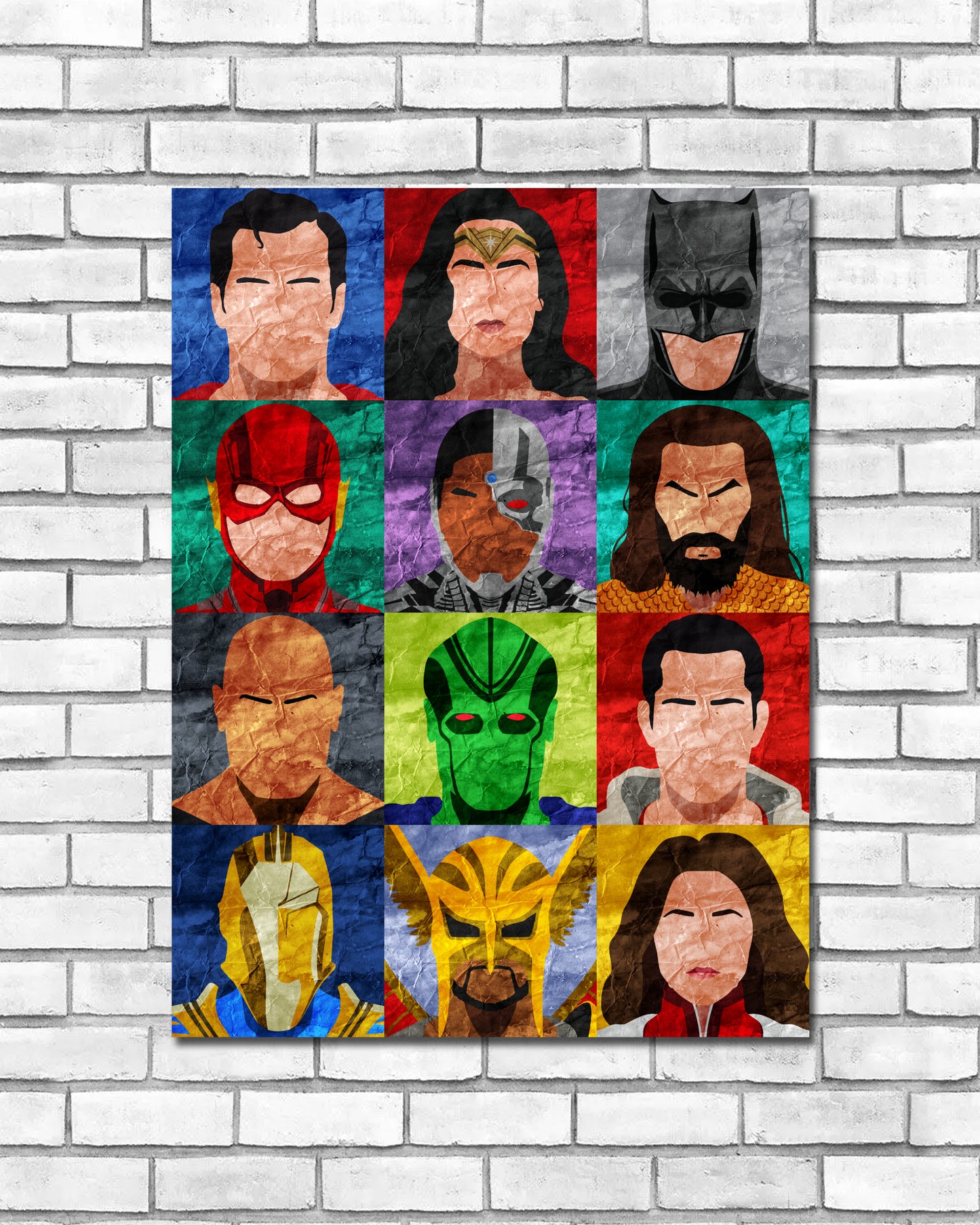 Collage Art Print - DCEU