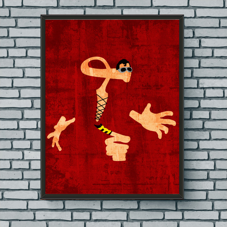 Minimalist Art Print - Plastic Man