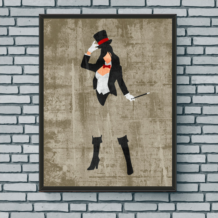 Minimalist Art Print - Zatanna