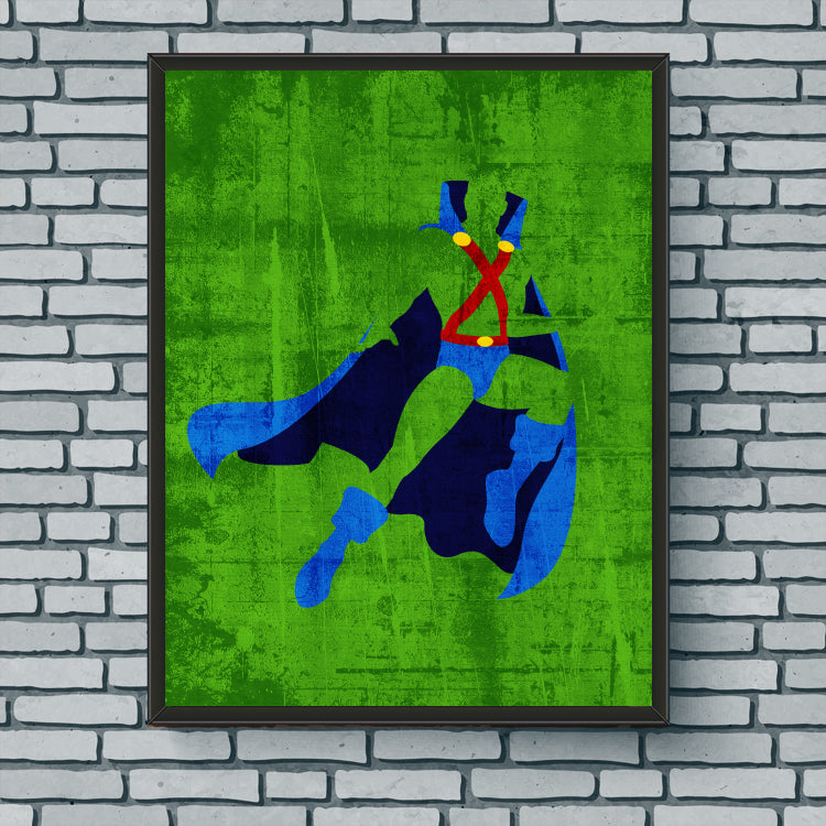 Minimalist Art Print - Martian Manhunter