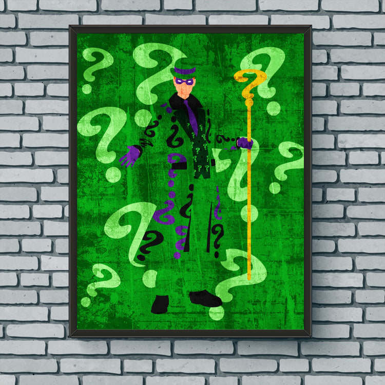 Minimalist Art Print - Riddler