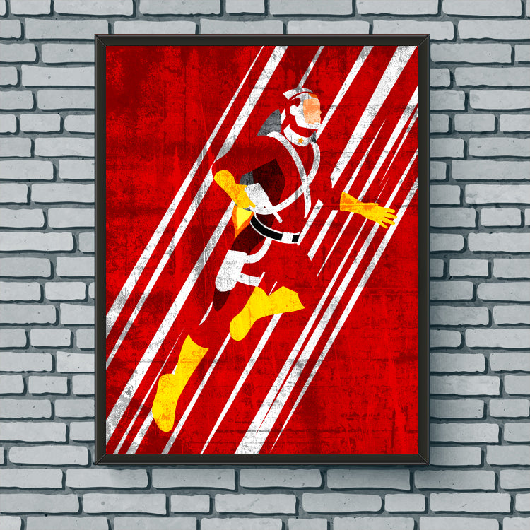 Minimalist Art Print - Adam Strange