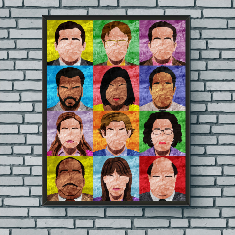 Collage Art Print - The Office