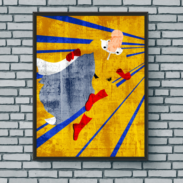 Minimalist Art Print - Saitama