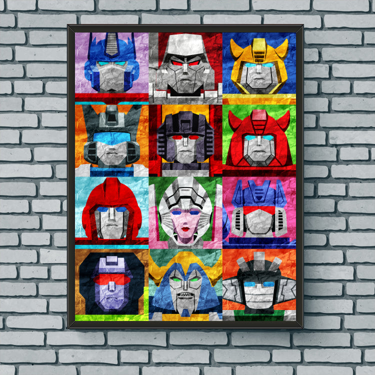 Collage Art Print - Transformers