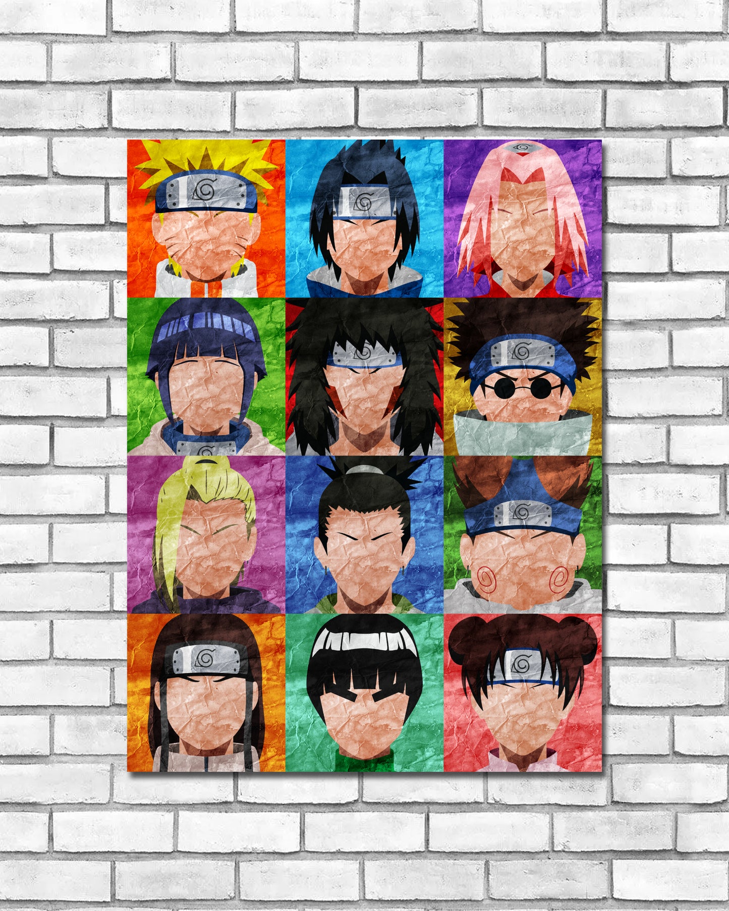 Collage Art Print - Naruto