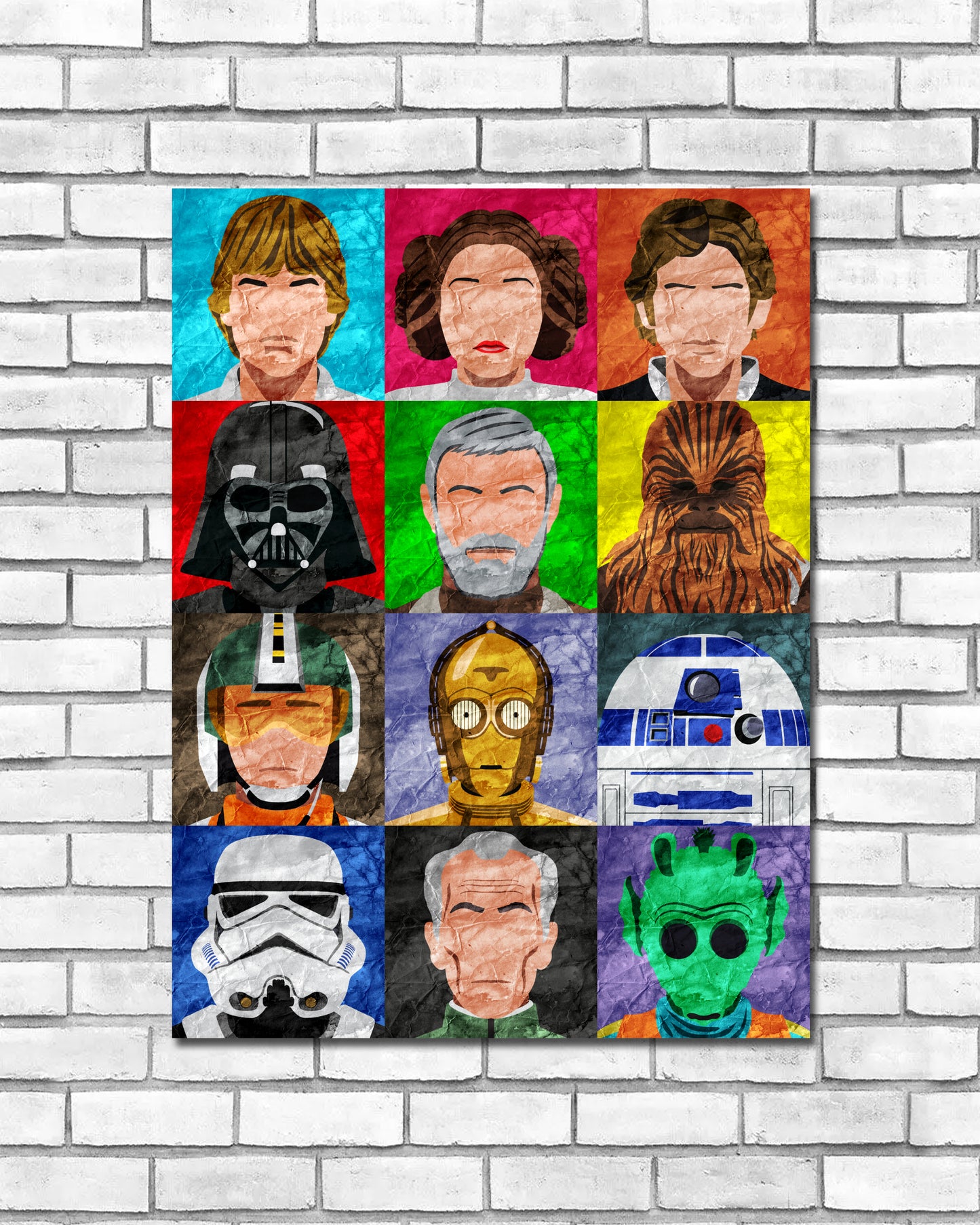 Collage Art Print - Star Wars