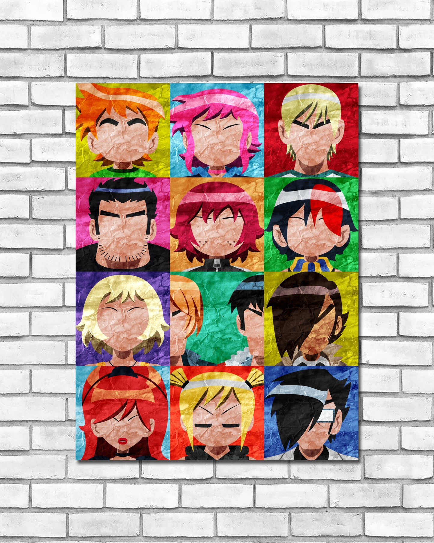 Collage Art Print - Scott Pilgrim