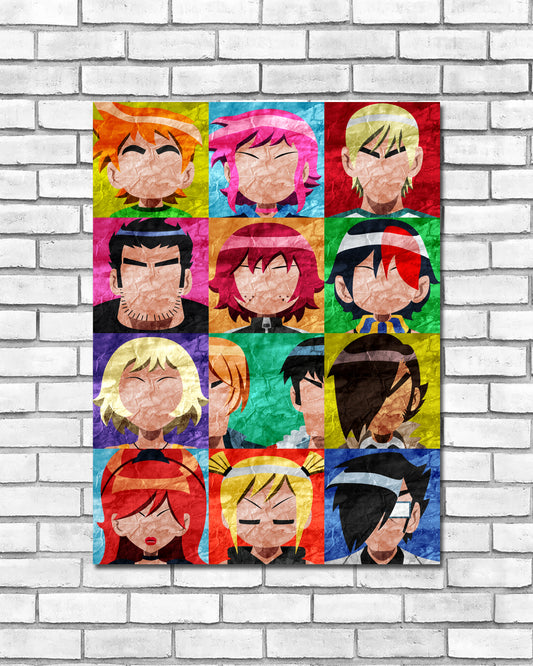 Collage Art Print - Scott Pilgrim