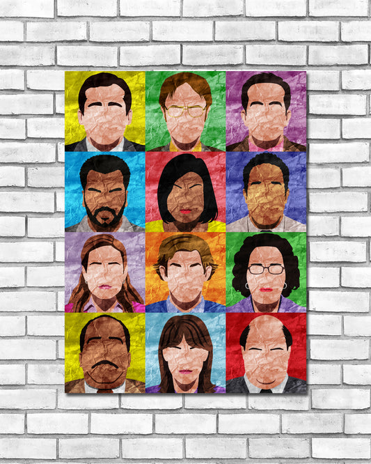 Collage Art Print - The Office