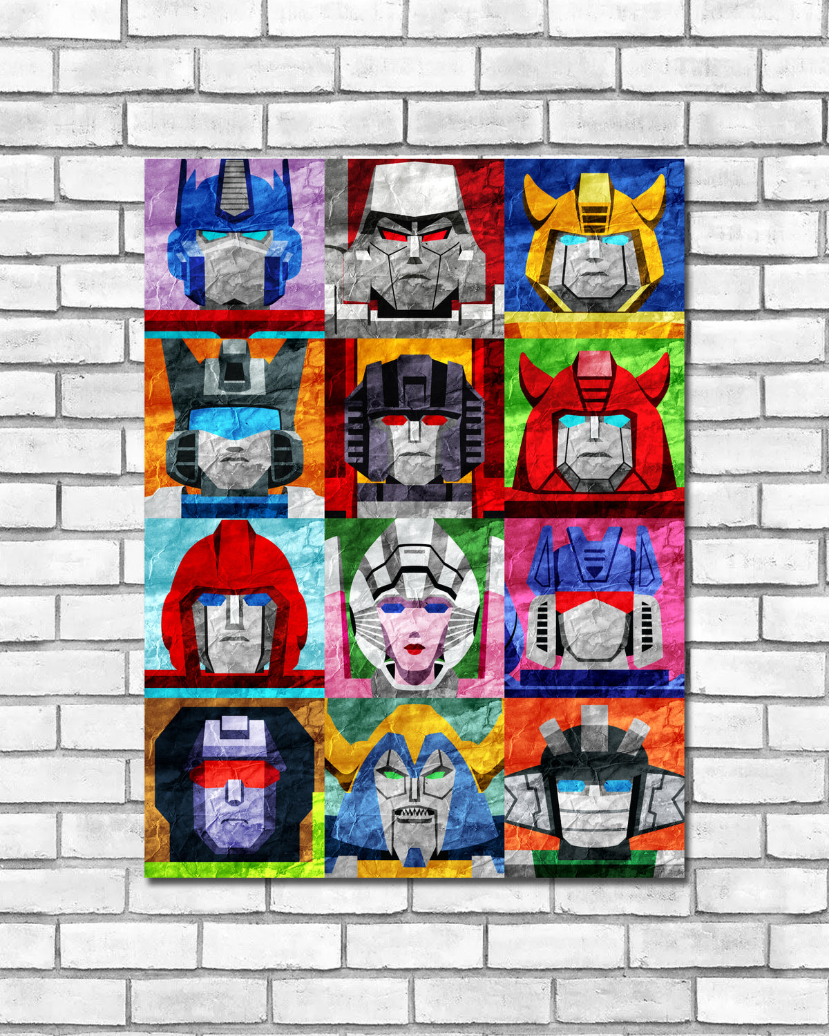 Collage Art Print - Transformers